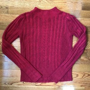 Lucky Brand - Delicate Red Sweater Mock Neck